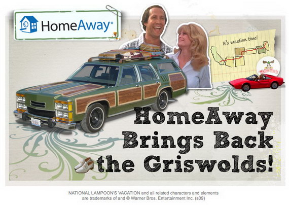 HomeAway ads with Griswolds